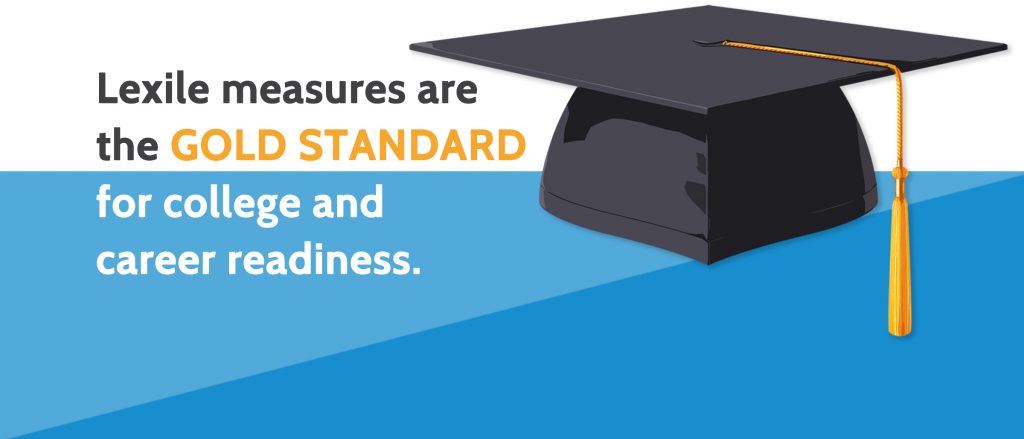 Lexile measures are the gold standard for college and career readiness