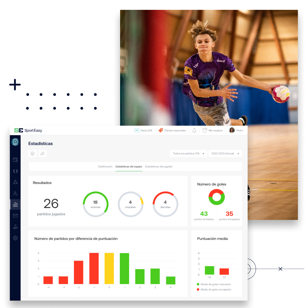 Todas las estadísticas de tu campeonato en SportEasy